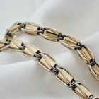 Image 6 of Two-tone gold fantasy link necklace