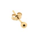 Image 5 of Rose gold stud earrings | Round button