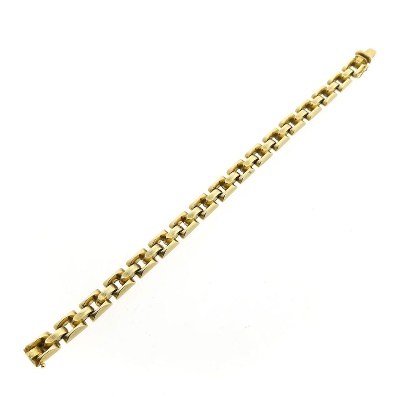 Image 7 of Gold Bismarck Link Bracelet