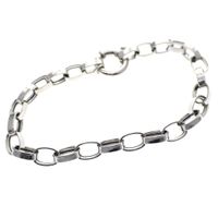 Silver jasseron link bracelet