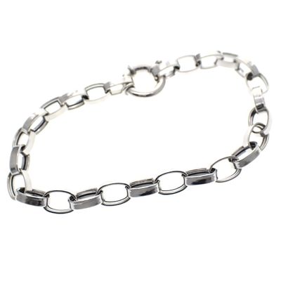 Image 1 of Silver jasseron link bracelet