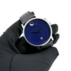 Image 5 of Movado Museum Classic; Automatic men's watch with blue dial; 0607565