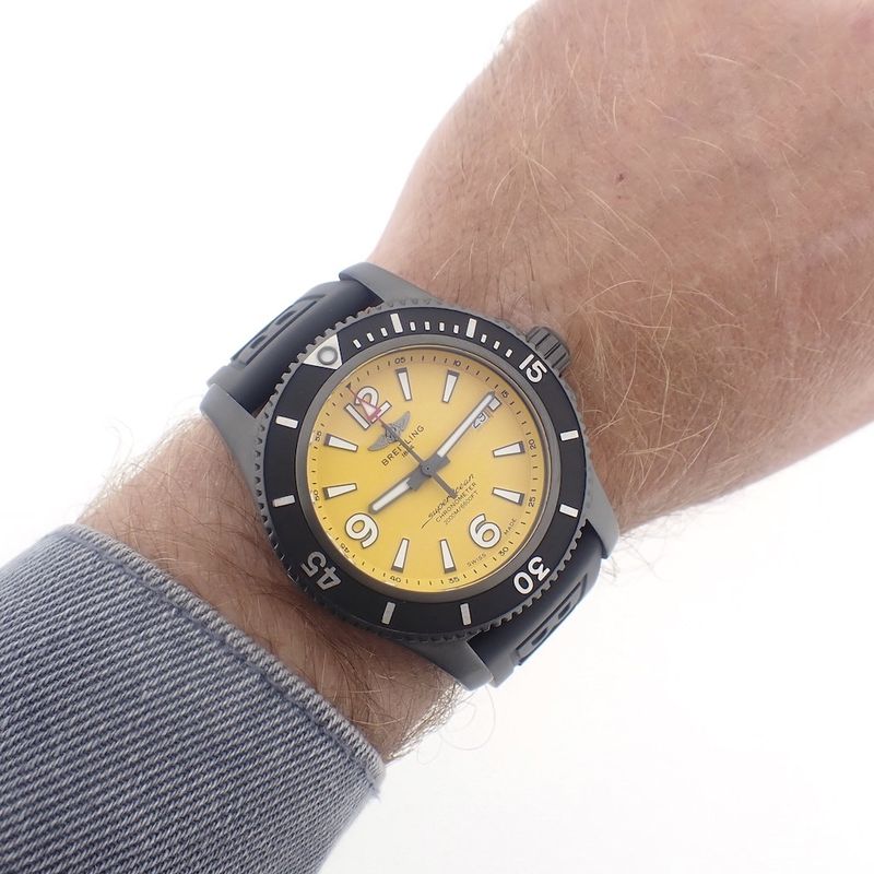 Image 6 of Breitling Superocean 'Blacksteel'; Automatic men's diving watch