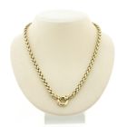 Image 1 of Two-tone gold foxtail link necklace | 45 cm
