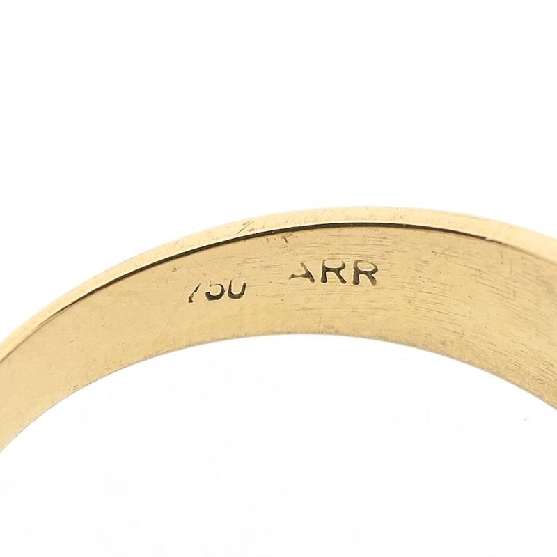 Image 7 of Two-tone gold men's ring with diamond; 0.18 ct.