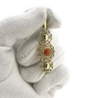 Image 6 of Antique gold pendant with blood coral