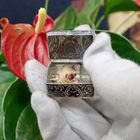 Image 2 of Vintage silver pill box