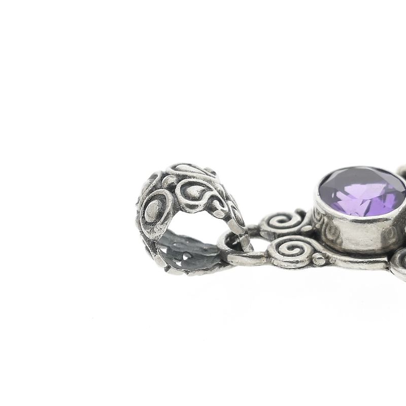 Image 5 of Silver pendant with the face of a sleeping moon