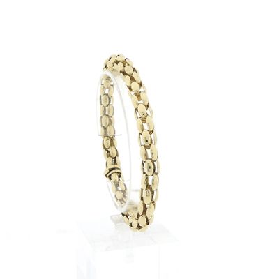 Image 1 of Gold Mesh Link Bracelet