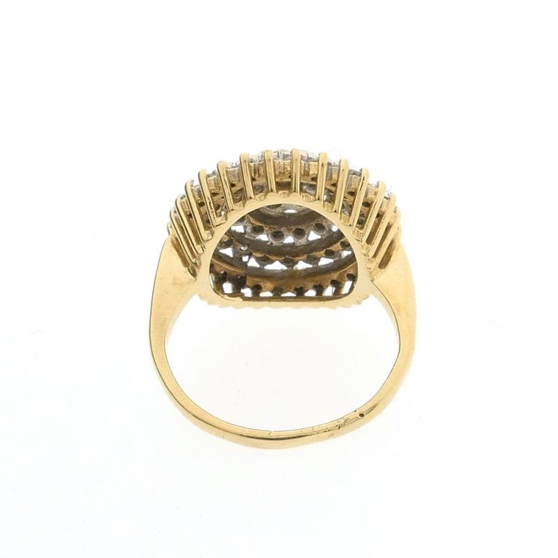 Image 6 of Gold cocktail ring with diamond | 0.335 ct.