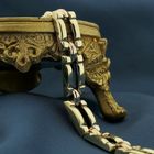 Image 4 of Bicolor gold Bismarck link bracelet