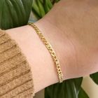 Image 8 of 9 carat Figaro link bracelet | 19.5 cm