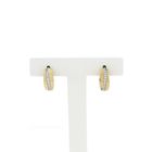 Image 1 of Gold earrings with zirconia | Ø 14.5 mm