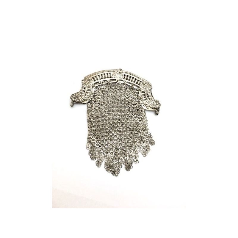 Image 1 of 19th century silver purse/wallet