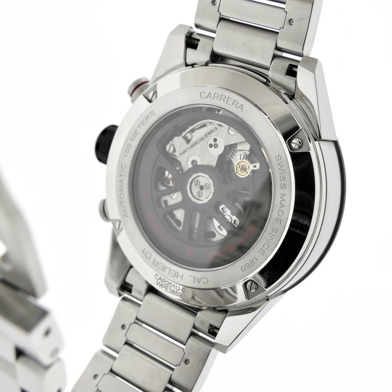 Image 9 of TAG Heuer Carrera 'Calibre 01' CAR201U; Chronograph men's watch