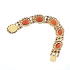 Image 6 of Antique gold bracelet with carnelian