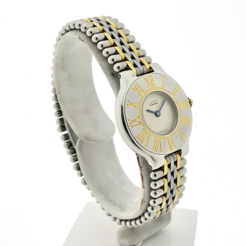 Image 3 of Cartier Must 21; Gold/steel women's watch