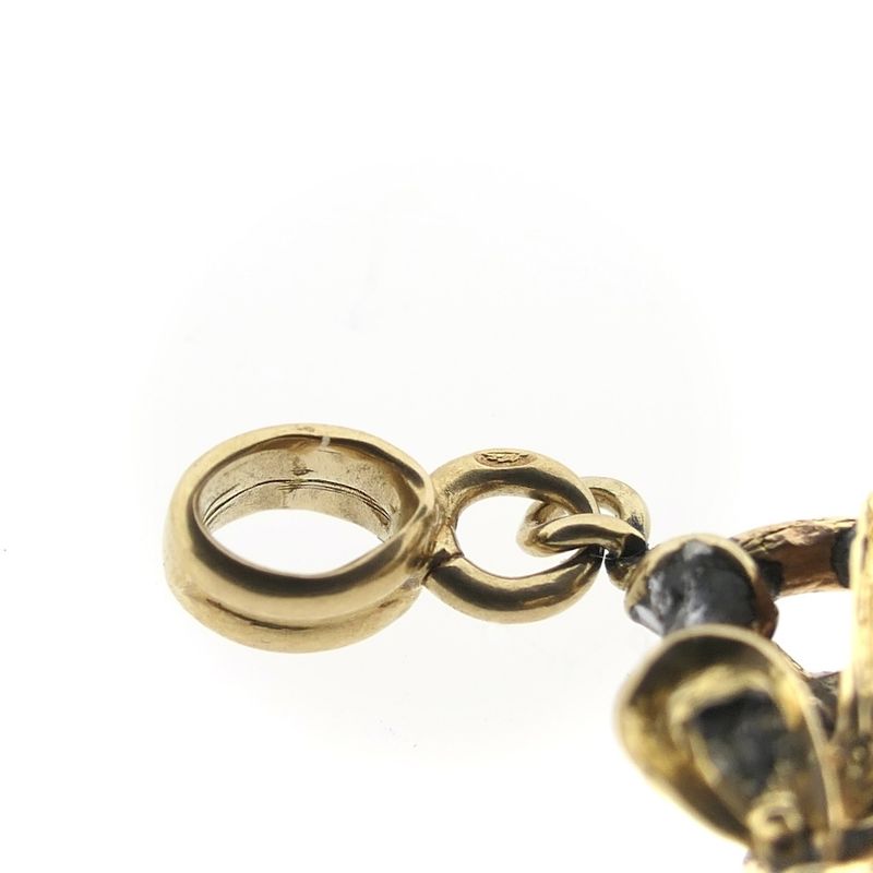 Image 3 of 8 carat antique German pendant with rose-cut diamonds