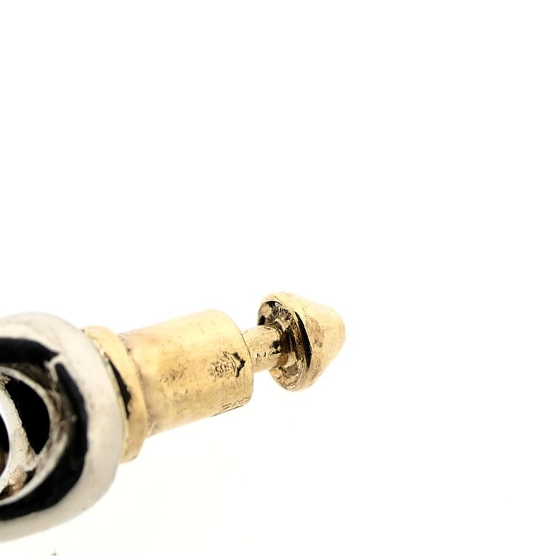 Image 9 of Bicolor Gold Link Necklace