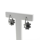Image 4 of Silver earrings | Daisies