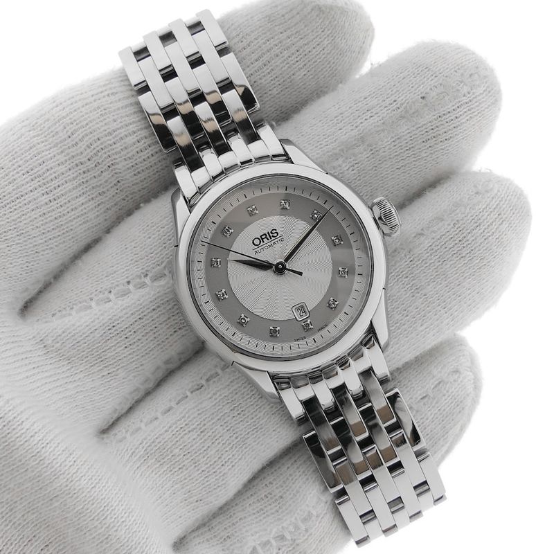 Image 8 of Oris Artelier Date 'Diamonds'; Automatic women's watch