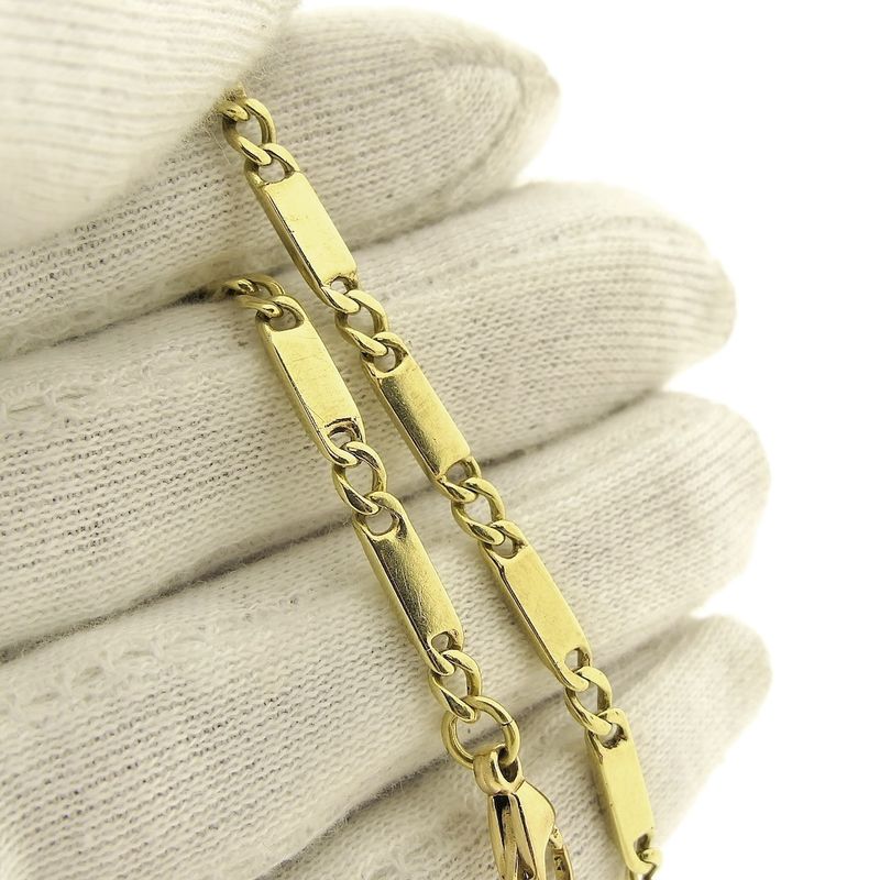 Image 6 of Gold bars/gourmet link bracelet