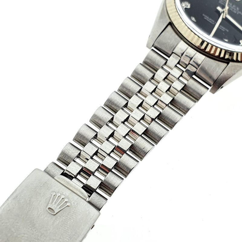 Image 8 of Rolex Datejust; Watch with diamonds