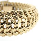 Image 3 of Gold French gourmet link bracelet