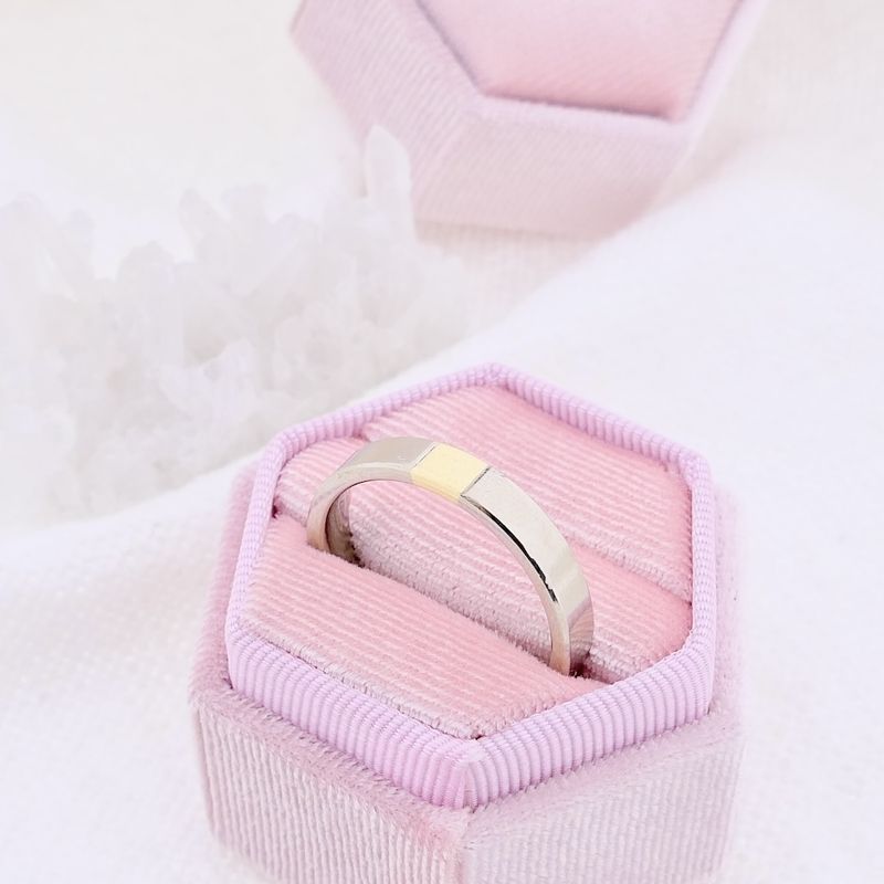 Image 5 of Two-tone gold ring