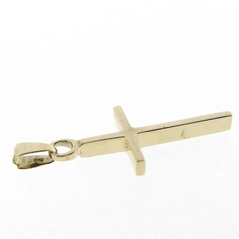 Image 3 of Gold pendant with a subtle cross