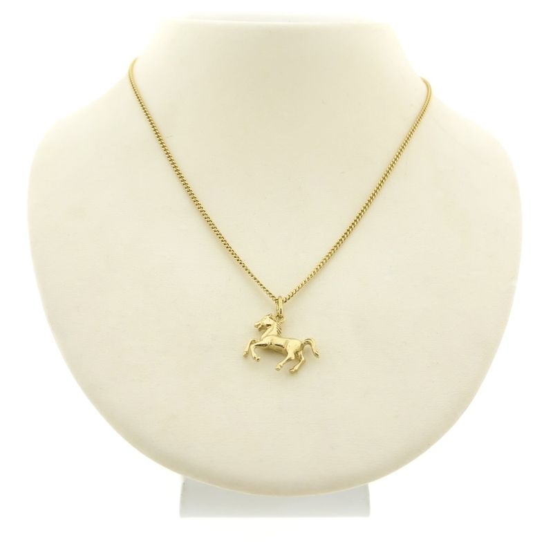 Image 9 of Gold pendant of a horse