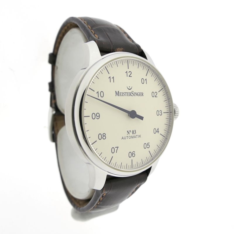 Image 3 of Meistersinger No. 03 Automatik; Automatic men's watch
