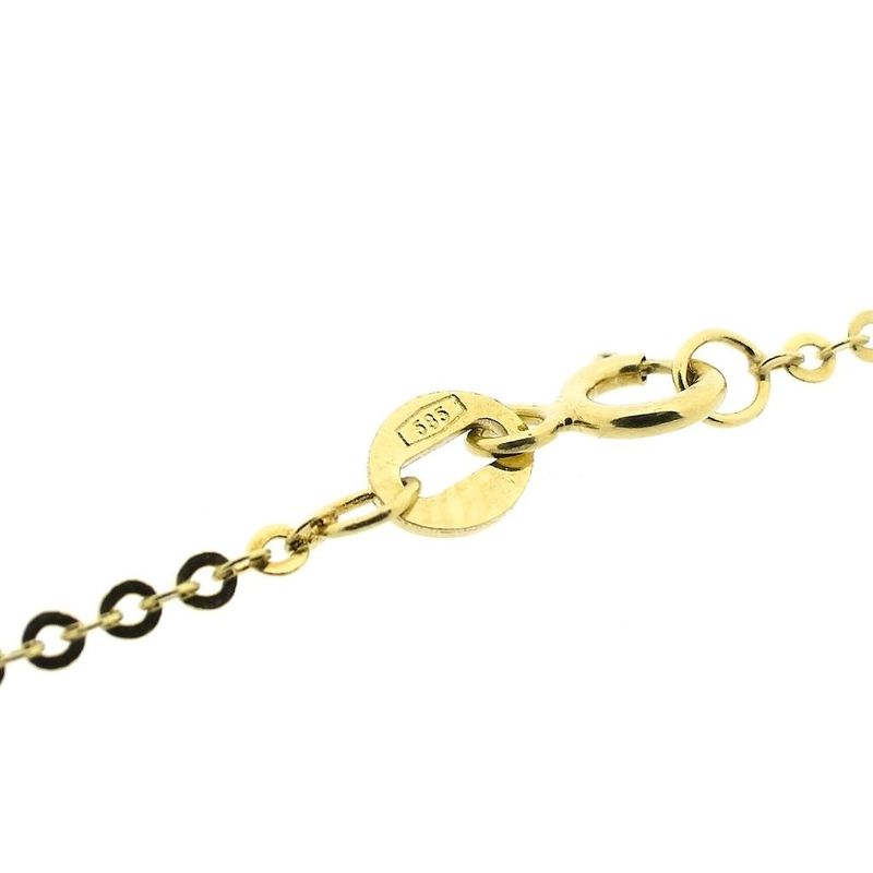 Image 5 of Gold anchor link necklace