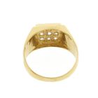 Image 6 of Gold signet ring with zirconia