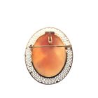 Image 4 of Antique gold brooch/pendant with cameo