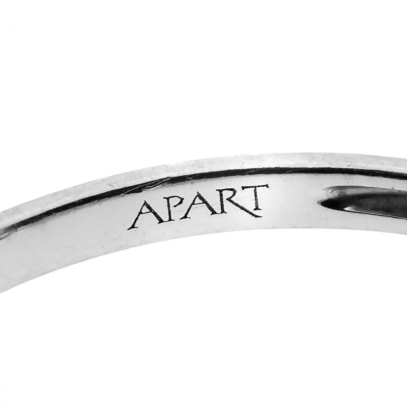 Image 8 of White gold solitaire ring with 0.18 ct diamond.