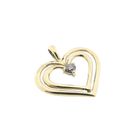 Image 9 of 10K Double Heart Pendant with Diamond | 0.08 ct.