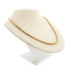 Image 8 of Gold square king chain | 61.5 cm