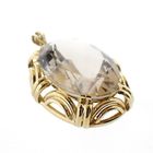 Image 6 of Gold pendant with quartz stone
