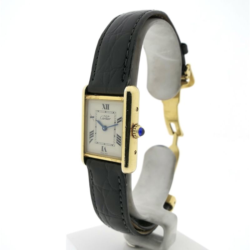 Image 2 of Cartier Tank Vermeil 2415; Women's watch