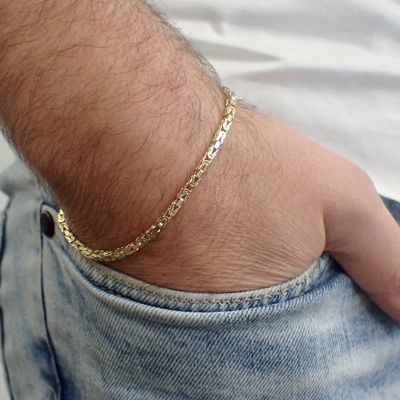 Image 2 of Gold king's link bracelet | 20.5 cm