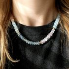 Image 16 of Gold multi-colored bead necklace