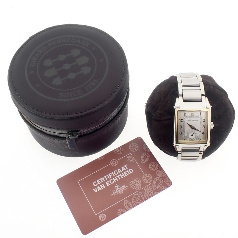 Image 4 of Girard Perregaux Vintage 1945; Art Deco style watch