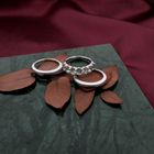 Image 7 of Tirisi white gold rings set with aquamarine and diamonds; 0.24 ct.