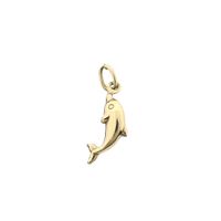 Gouden hanger van een dolfijn