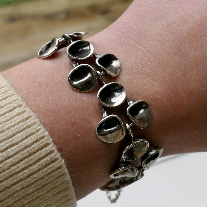 Image 13 of Vintage silver link bracelet; Hannu Ikonen | 18 cm