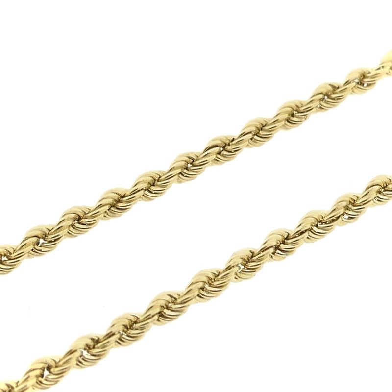 Image 7 of Gold twisted link chain | 45.5 cm