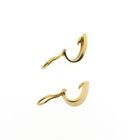 Image 6 of Gold clip-on earrings | Vintage