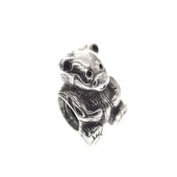 Pandora charm; Silver; Teddy Bear Charm