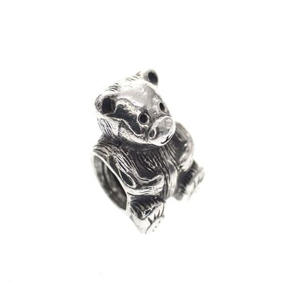 Image 1 of Pandora charm; Silver; Teddy Bear Charm